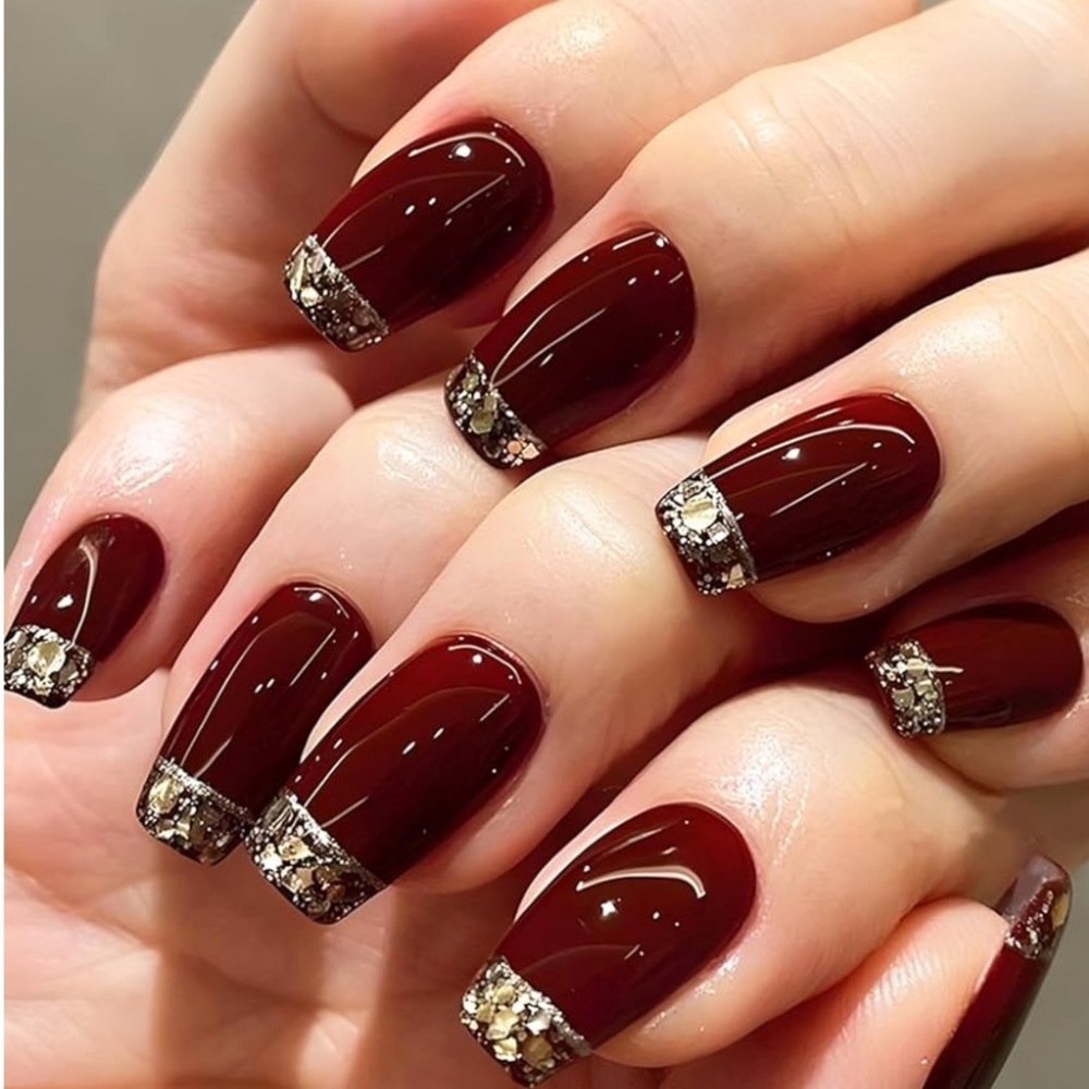 Three sets of press on nails and nail stickers NEW - Picture 2 of 5